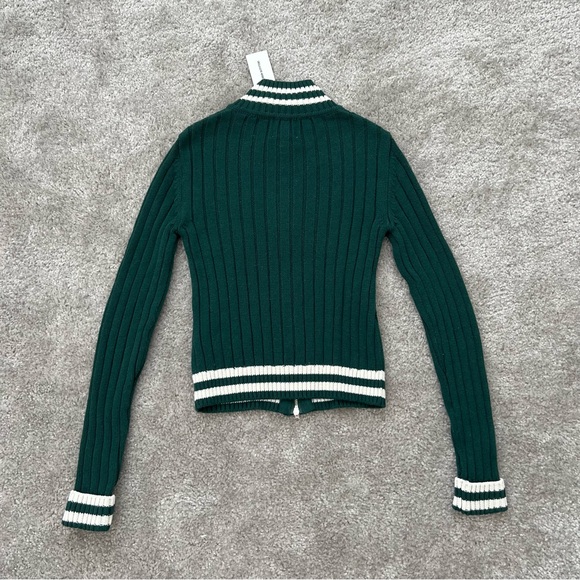 NEW Urban Outfitters Varsity Zip Sweater - Picture 3 of 10